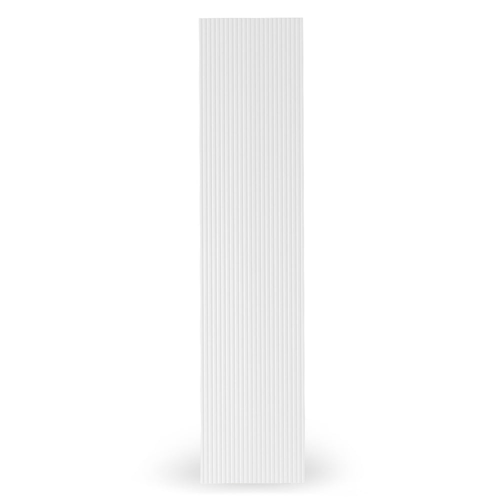 Spintos durys OCELLE, ryšuotos, baltos, 45 cm
