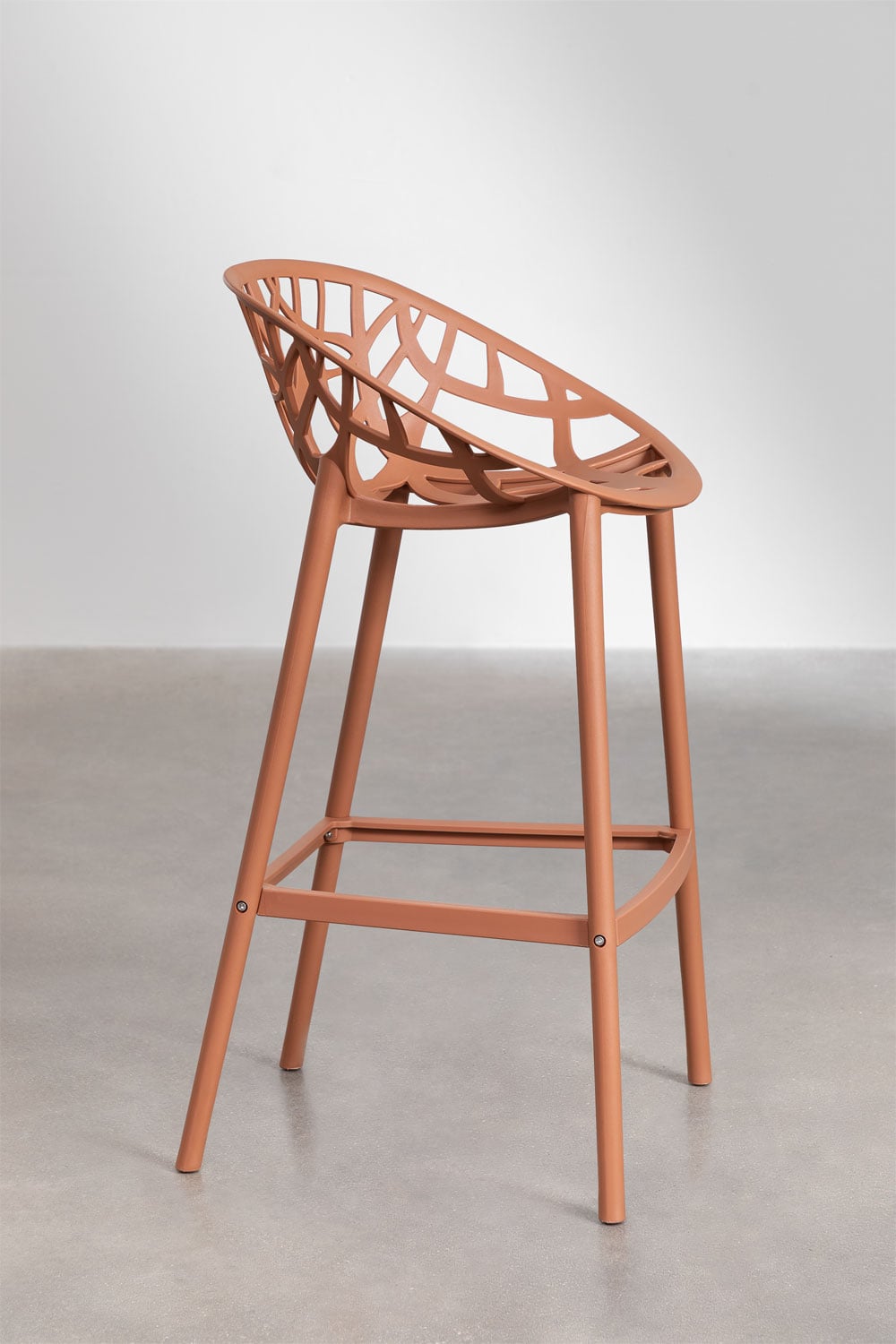 Bar Stool MEKANO, rust, 75 cm