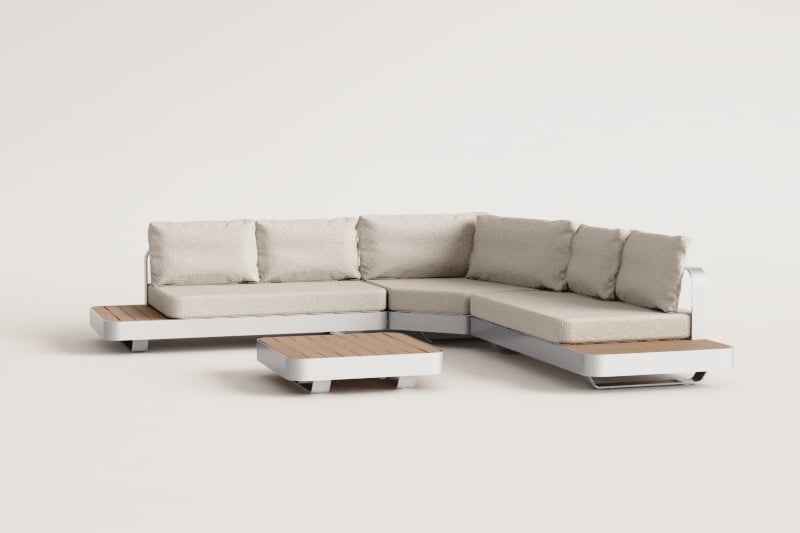 Komplektas AKULO, sofa ir staliukas