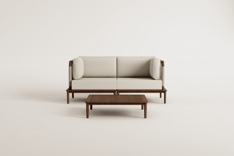 MODENA set, sofa, pouffe and table