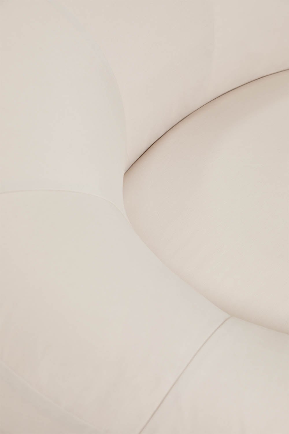 Outdoor island TARAVAI, inflatable, oval, cream