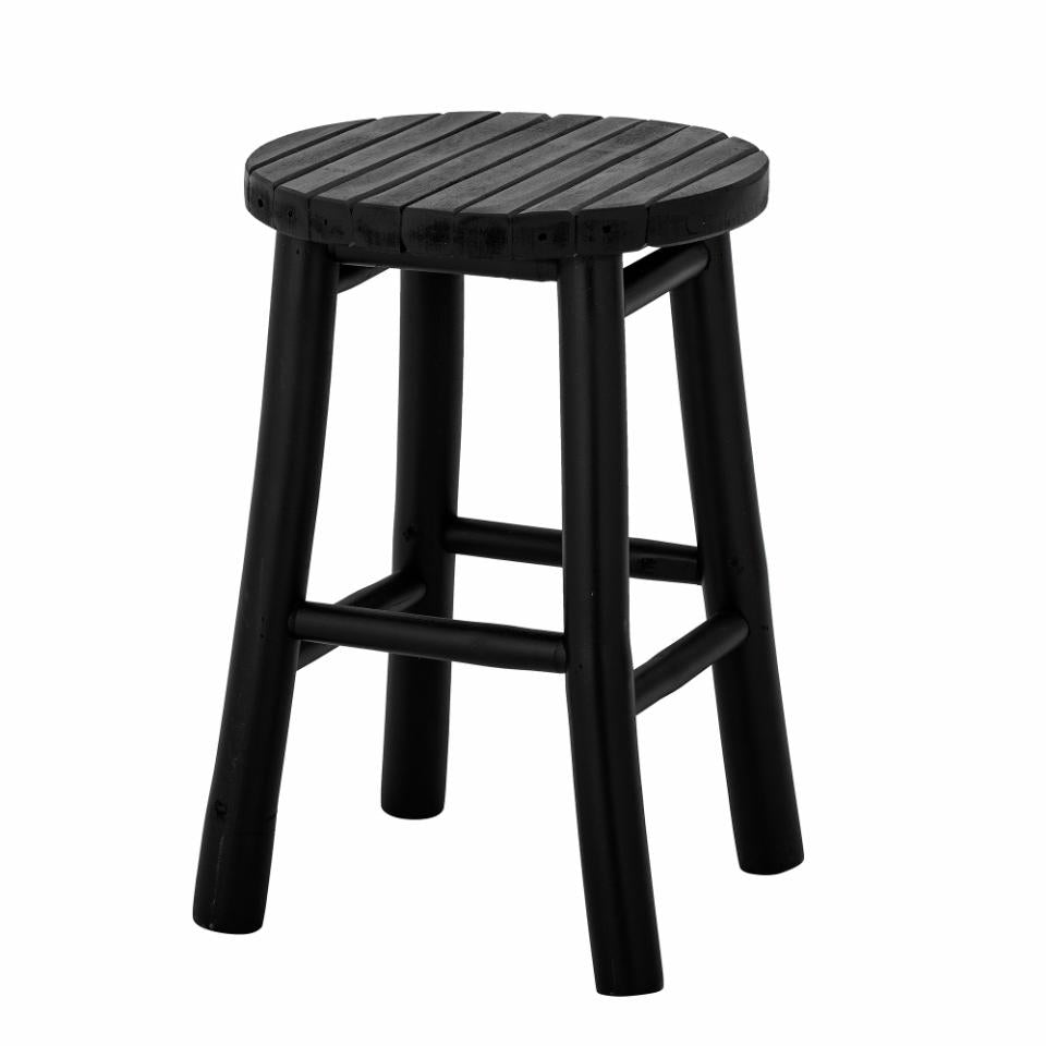 Stool BILBO, black bamboo