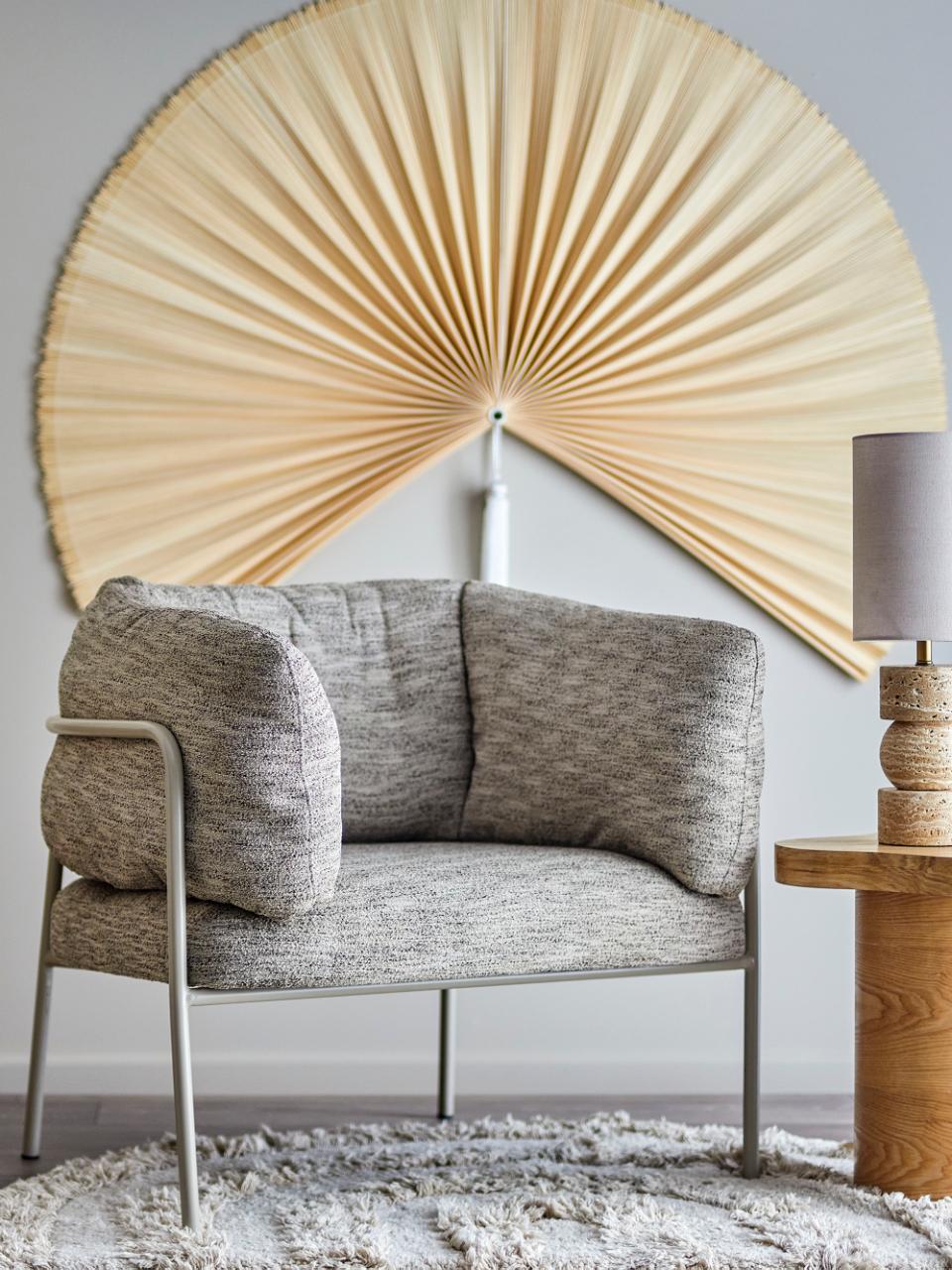 Lounge chair KAREL, natural veneer