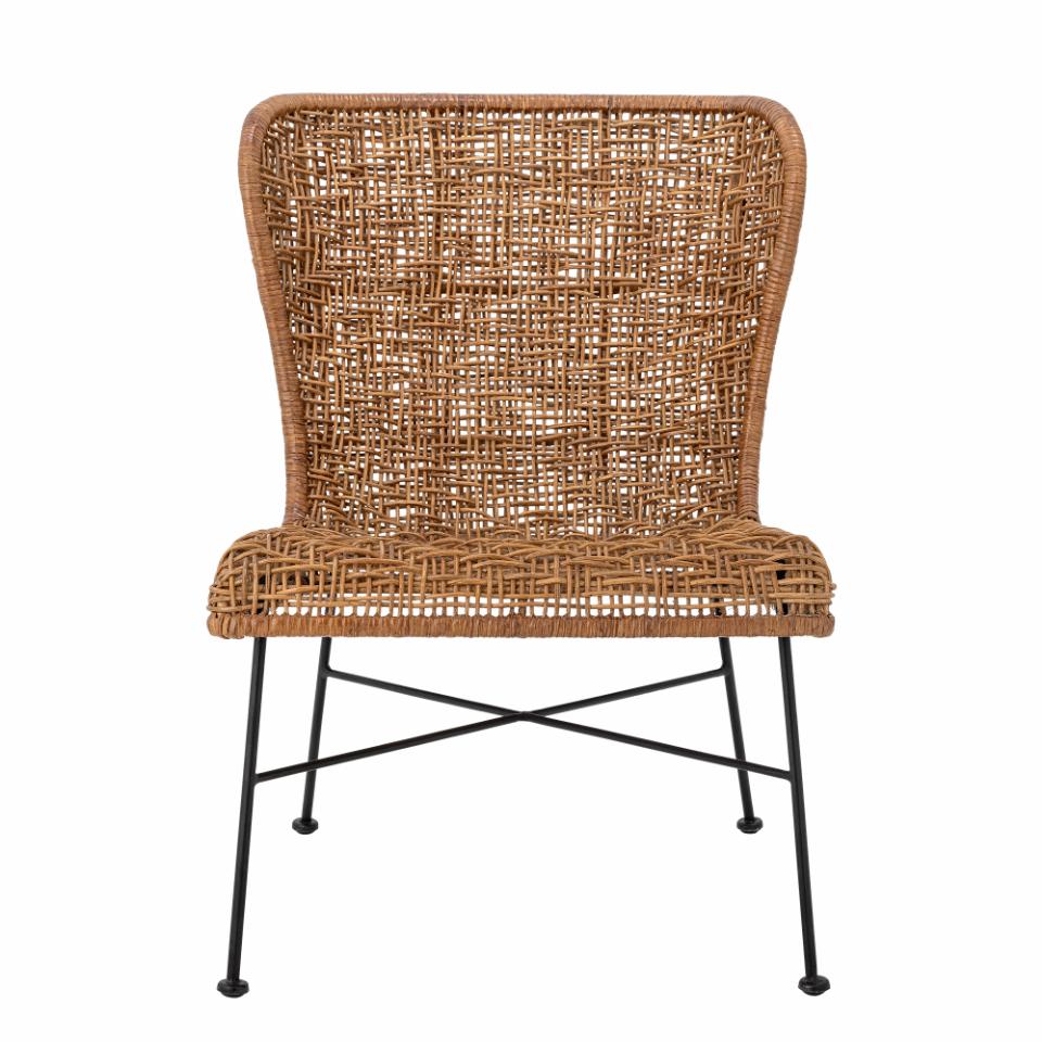 Lounge chair SOMME, natural rattan