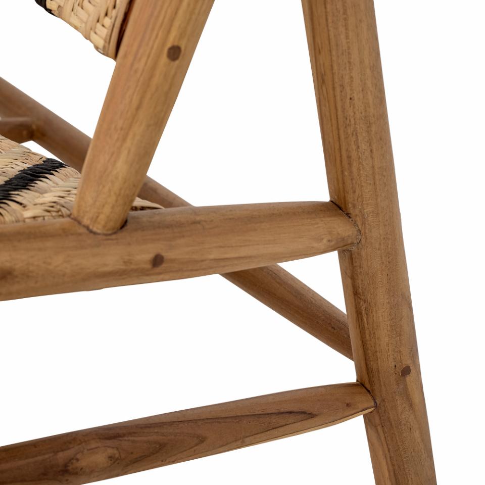 Lounge chair LENNOX, natural teak