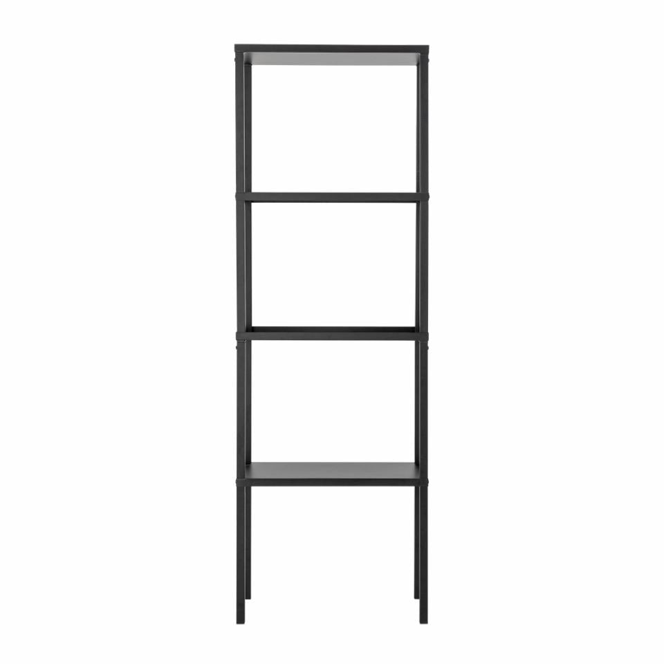 Bookshelf LOUPS, black metal
