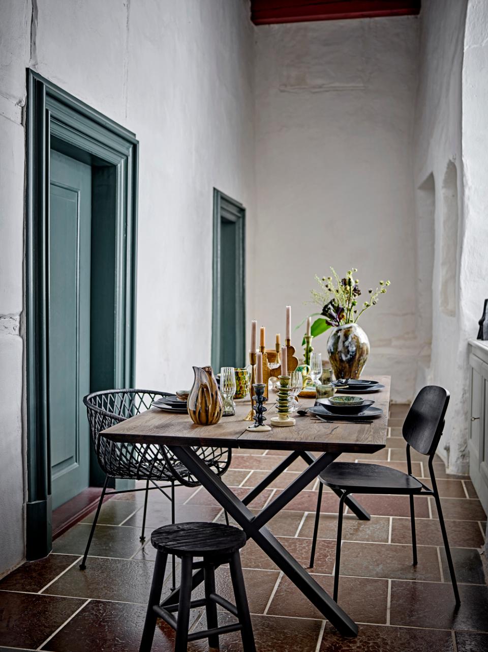 Stool BILBO, black bamboo