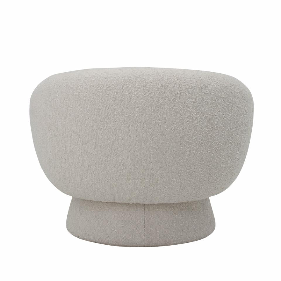 Recliner TED, white polyester