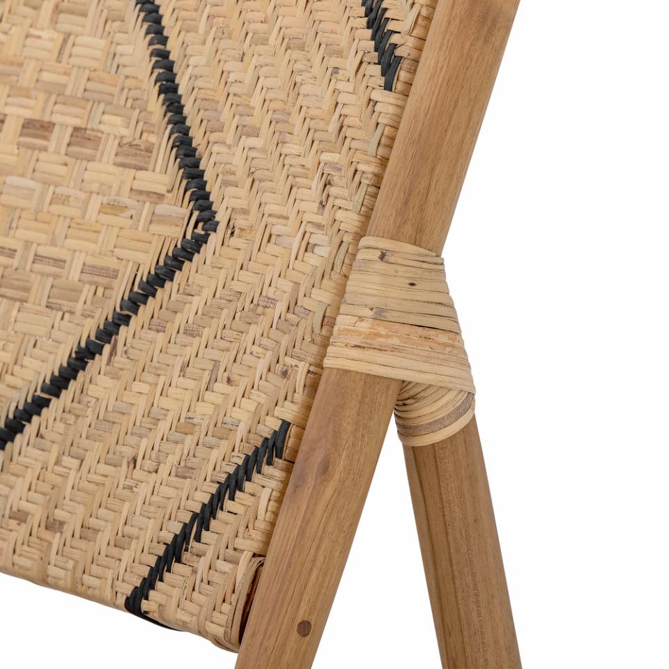 Lounge chair LENNOX, natural teak