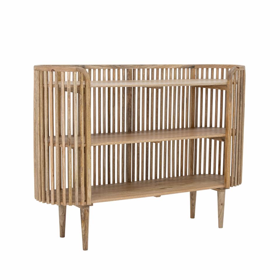 Bookshelf SALI, natural mango