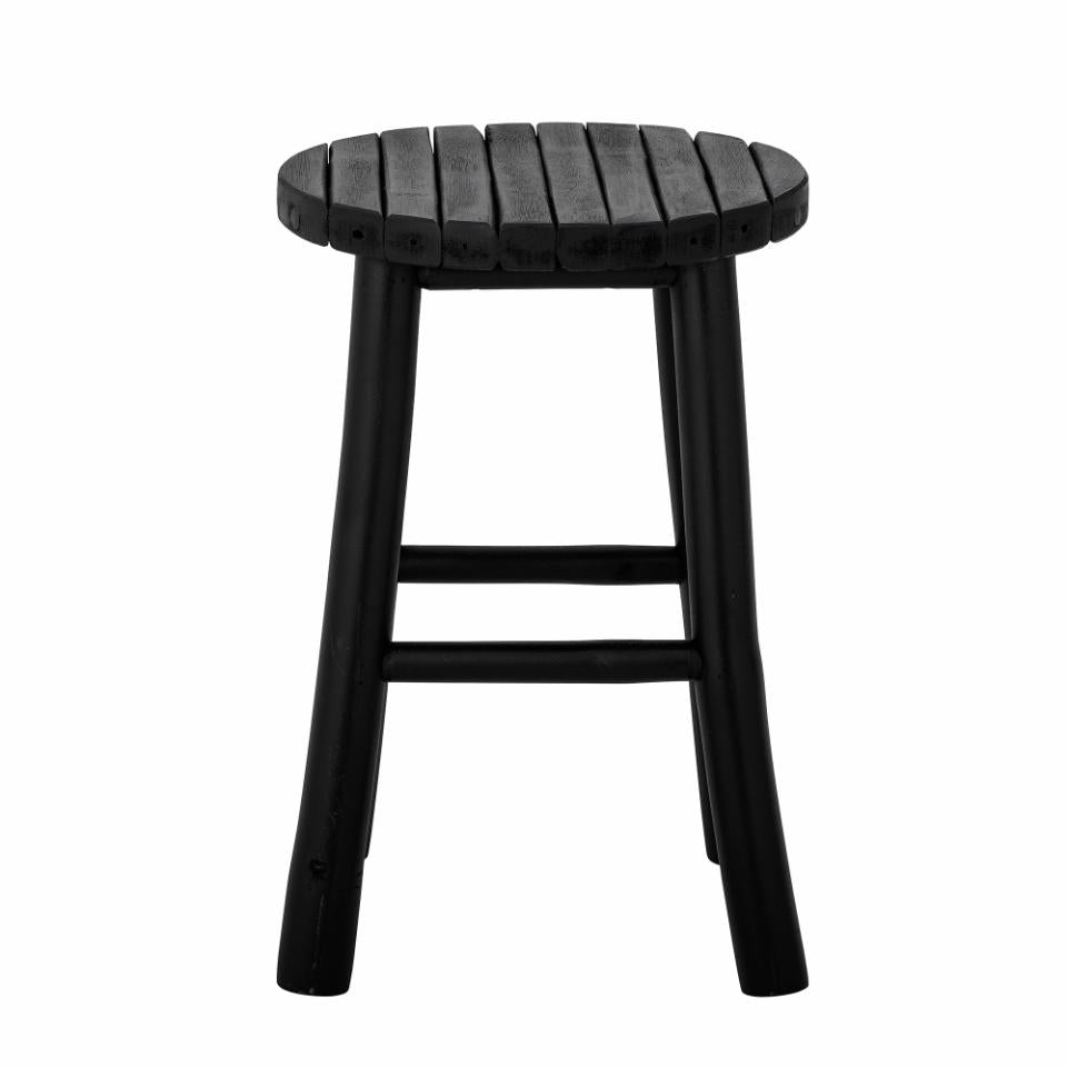 Stool BILBO, black bamboo