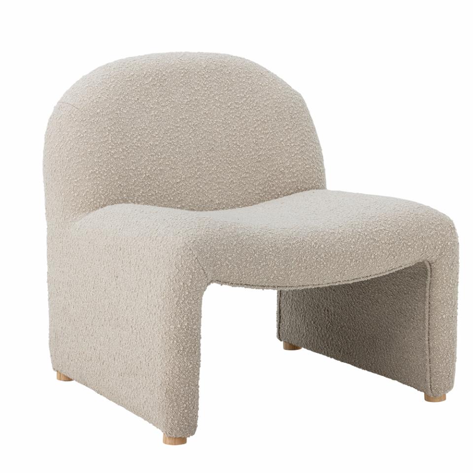 NEEL recliner, natural polyester