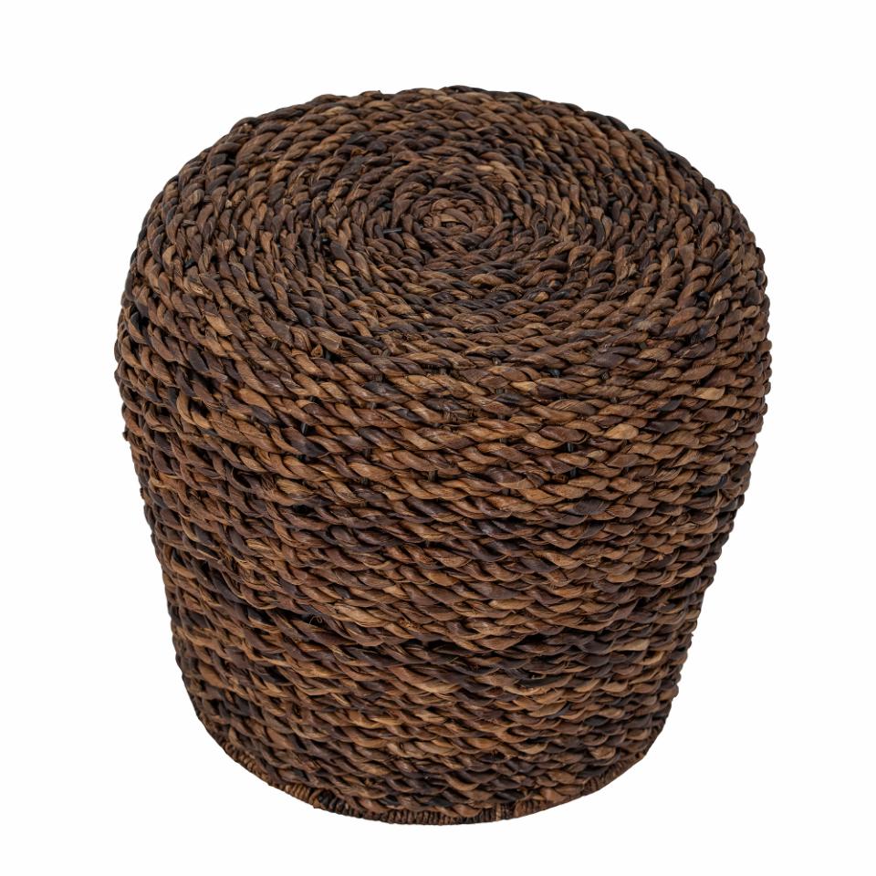 Stool TASSE, brown abaca