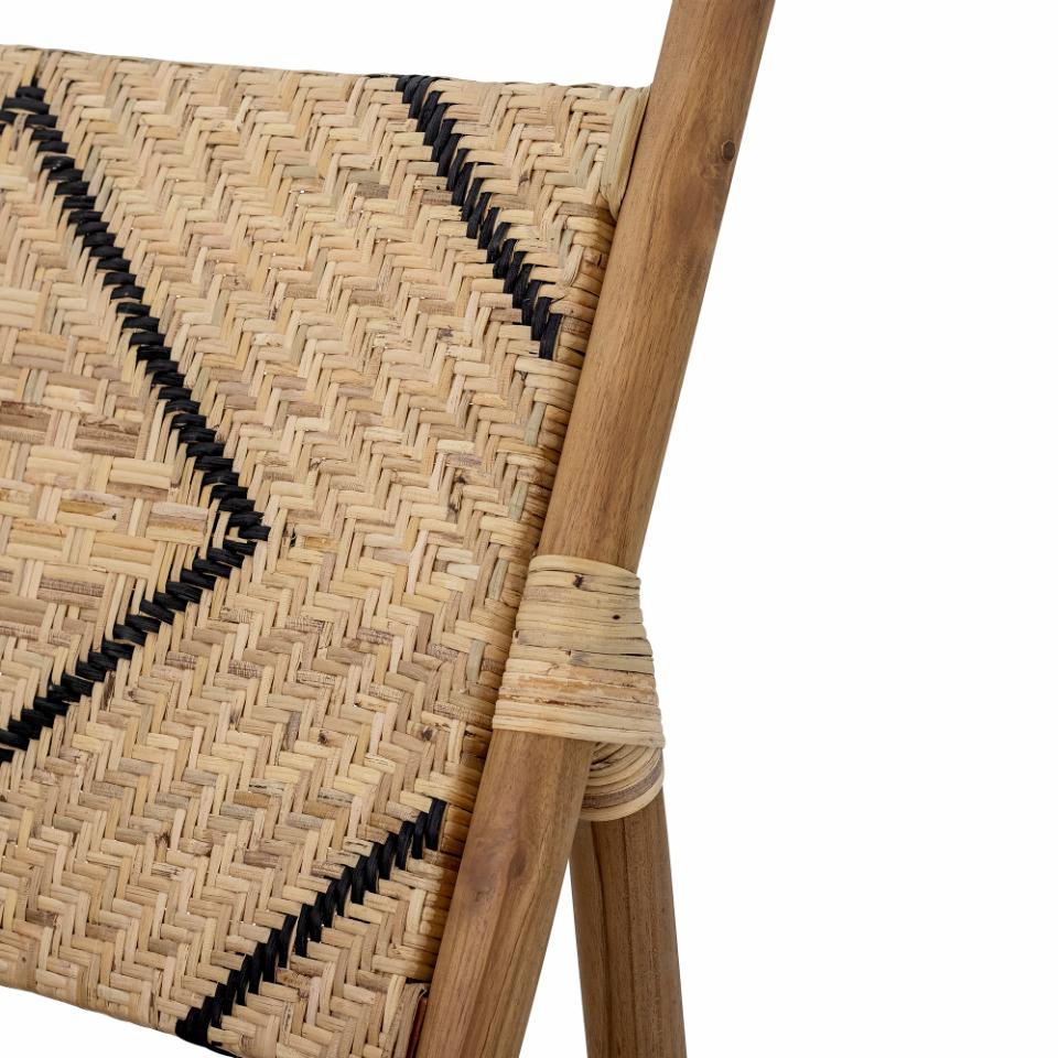 Lounge chair LENNOX, natural teak