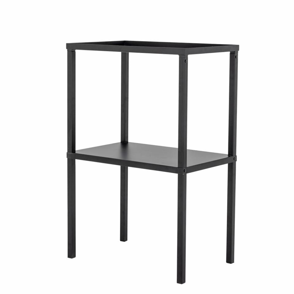 Bookshelf LOUPS, black metal