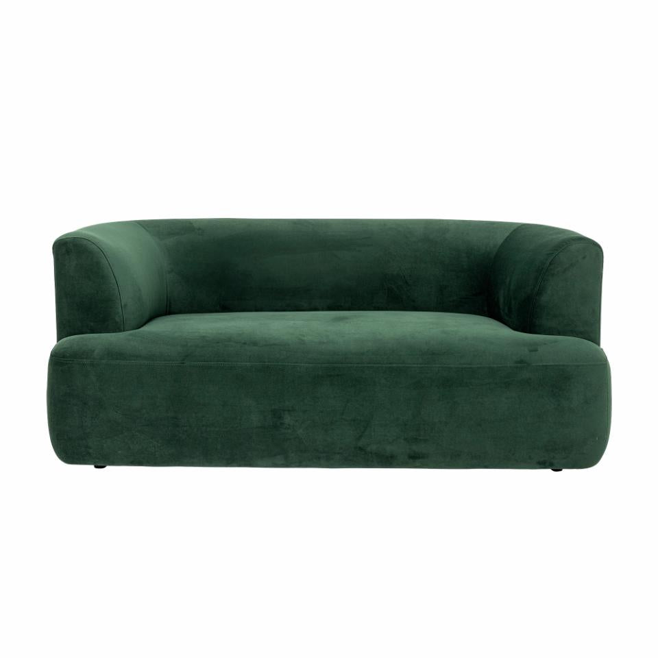 MORGAN Sofa, green polyester