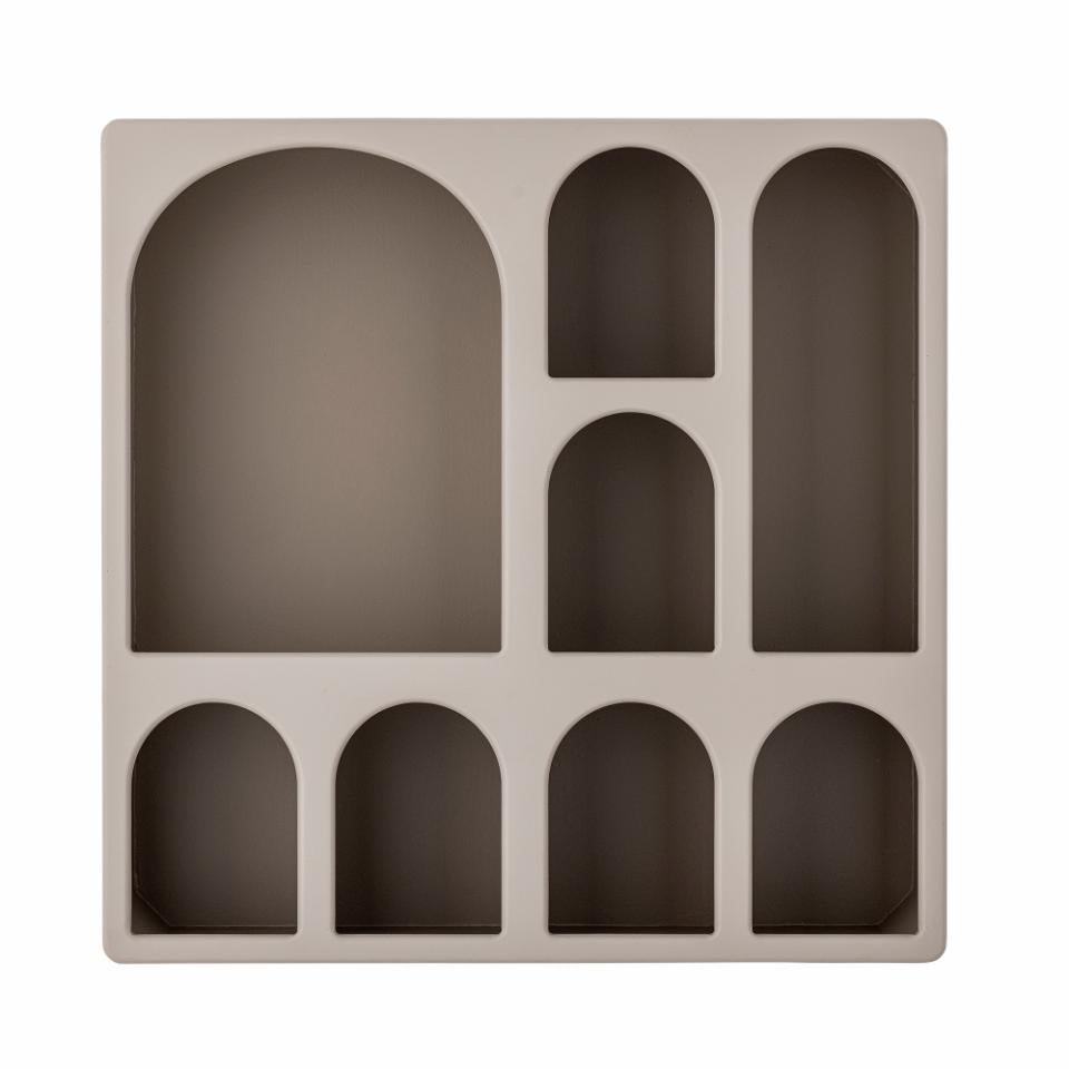 Knygų lentyna GRAPHIA, ruda MDF