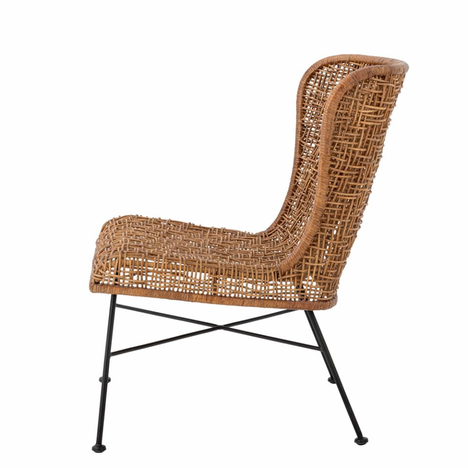 Lounge chair SOMME, natural rattan