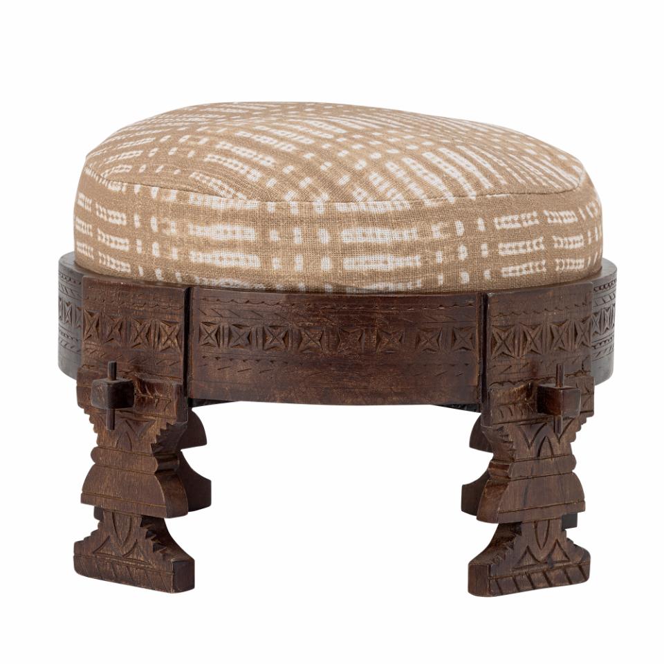 Stool PALOMA, brown mango