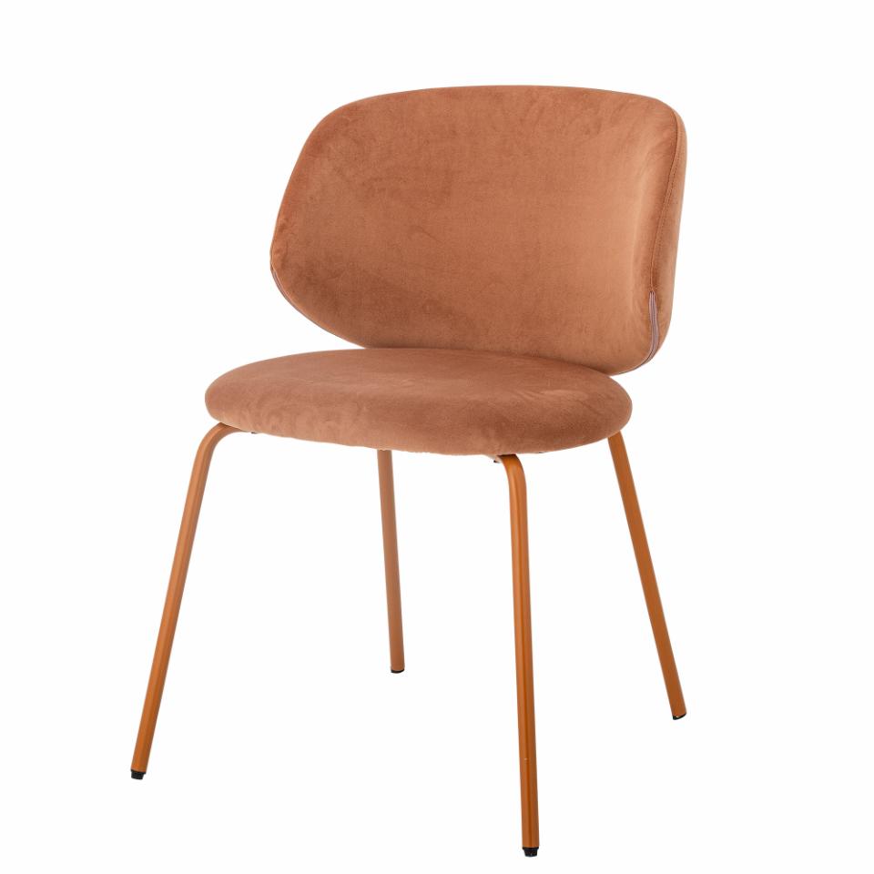 Dining chair PONTE, orange polyester