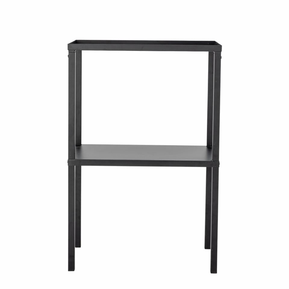 Bookshelf LOUPS, black metal