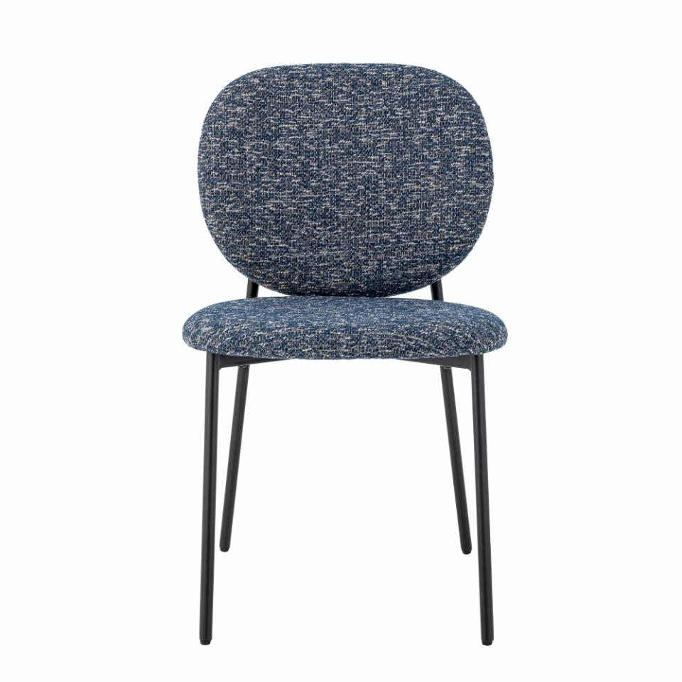 Dining chair PERCEY, blue plywood