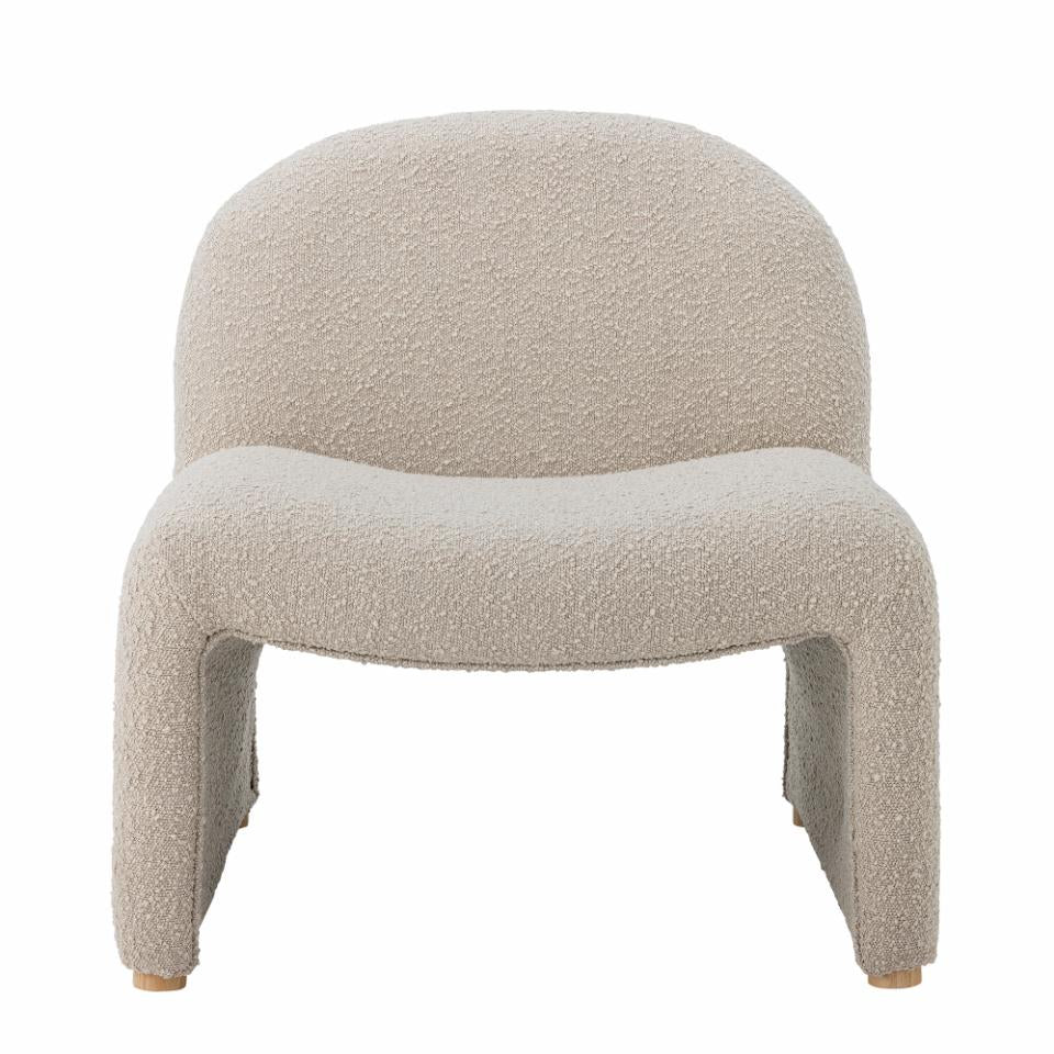 NEEL recliner, natural polyester