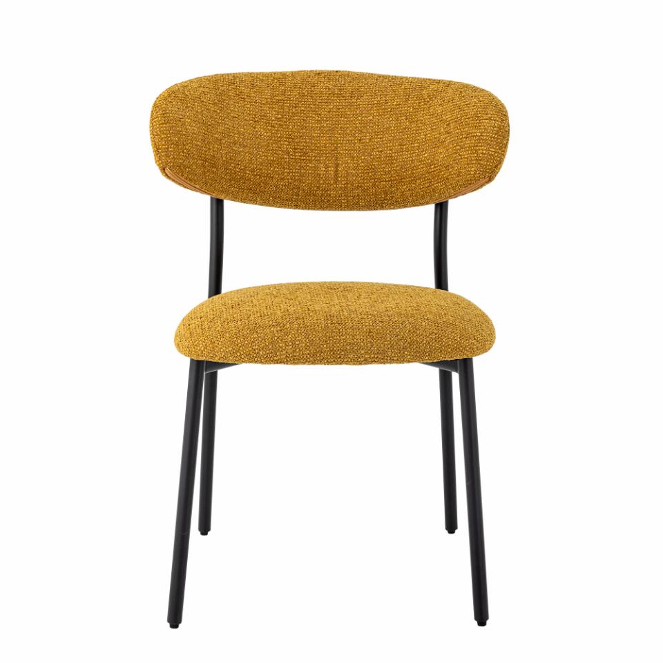 Dining chair MANAL, yellow veneer