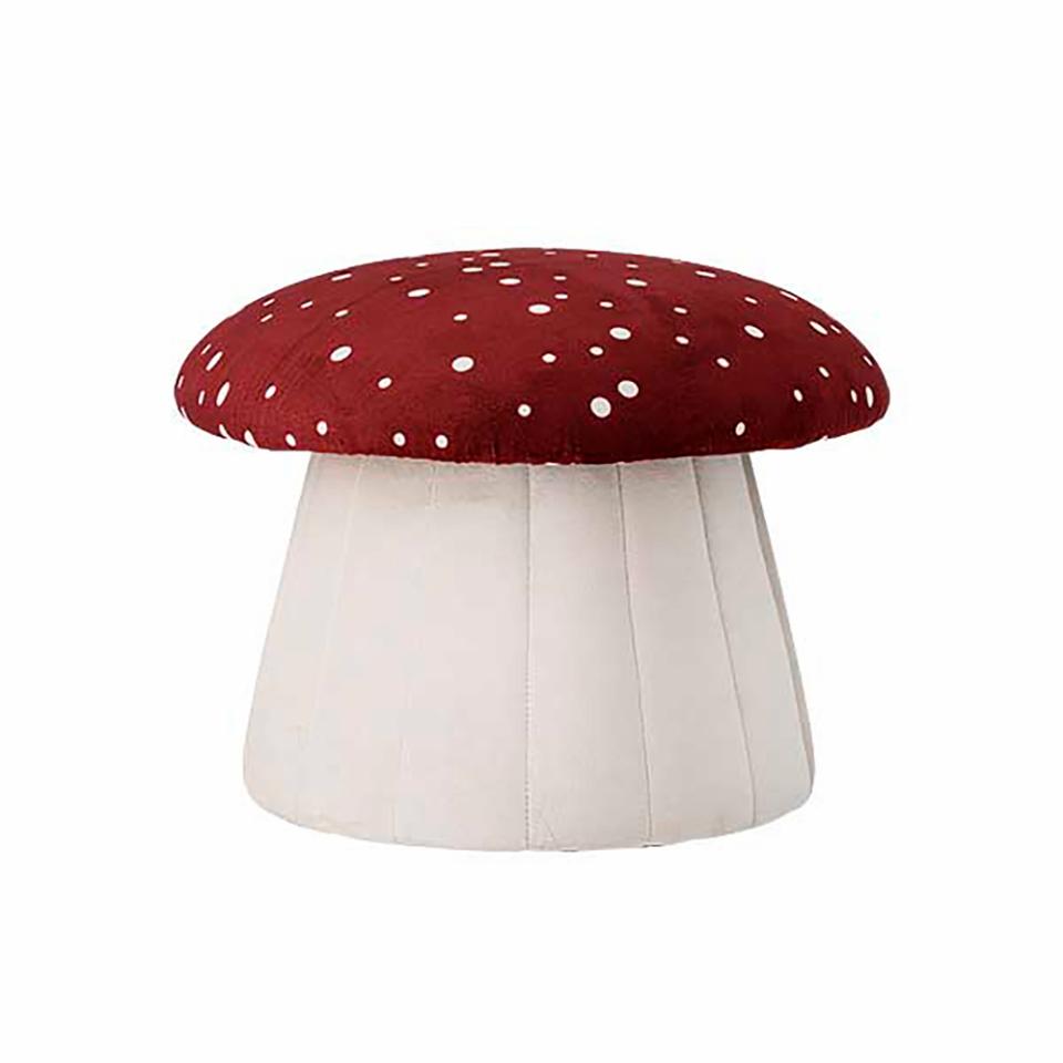 Pouf LUE, red polyester