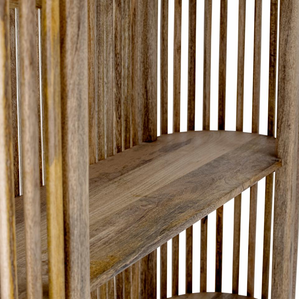 Bookshelf SALI, natural mango
