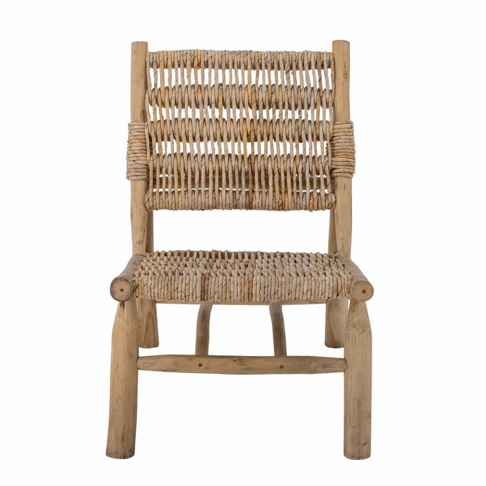 RUTHY lounge chair, natural teak