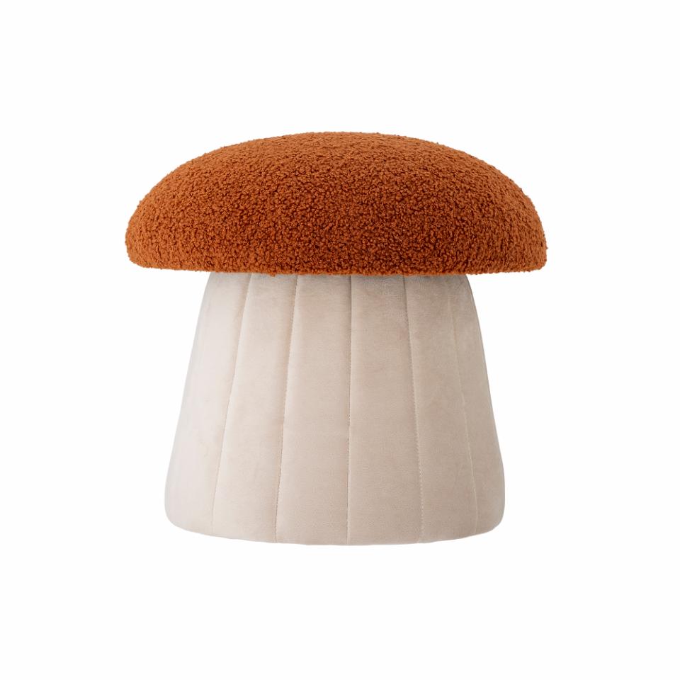 Pouf BERTIL, red polyester