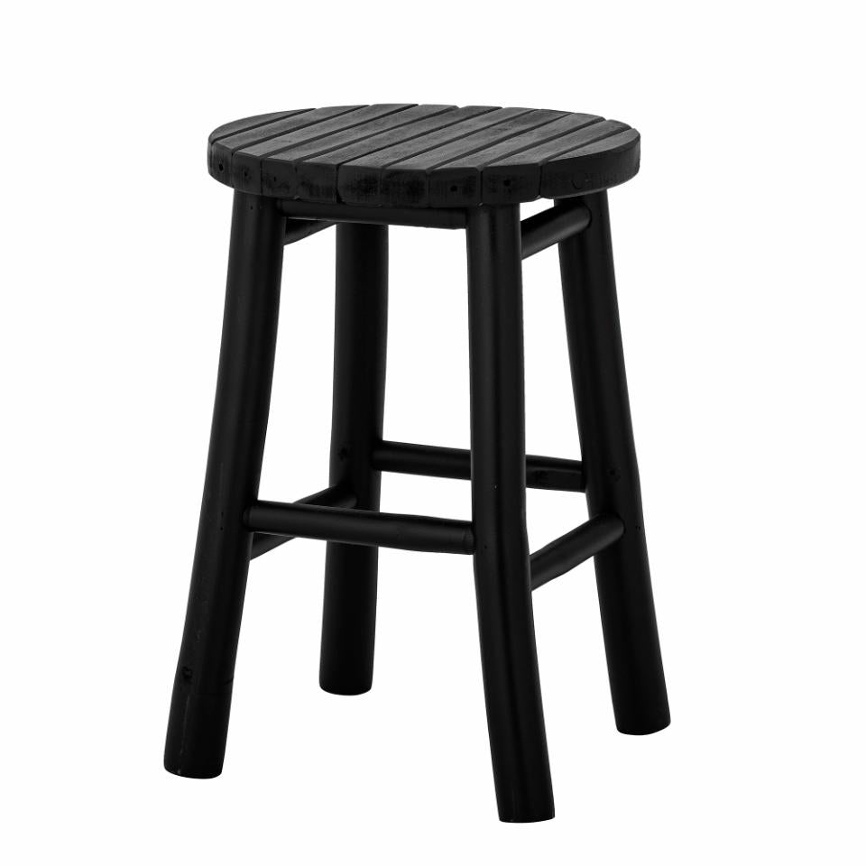 Stool BILBO, black bamboo