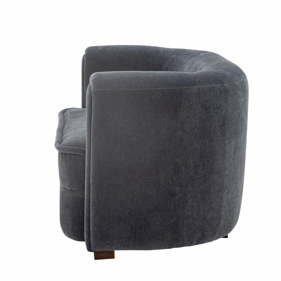 Sofa MALALA, blue polyester
