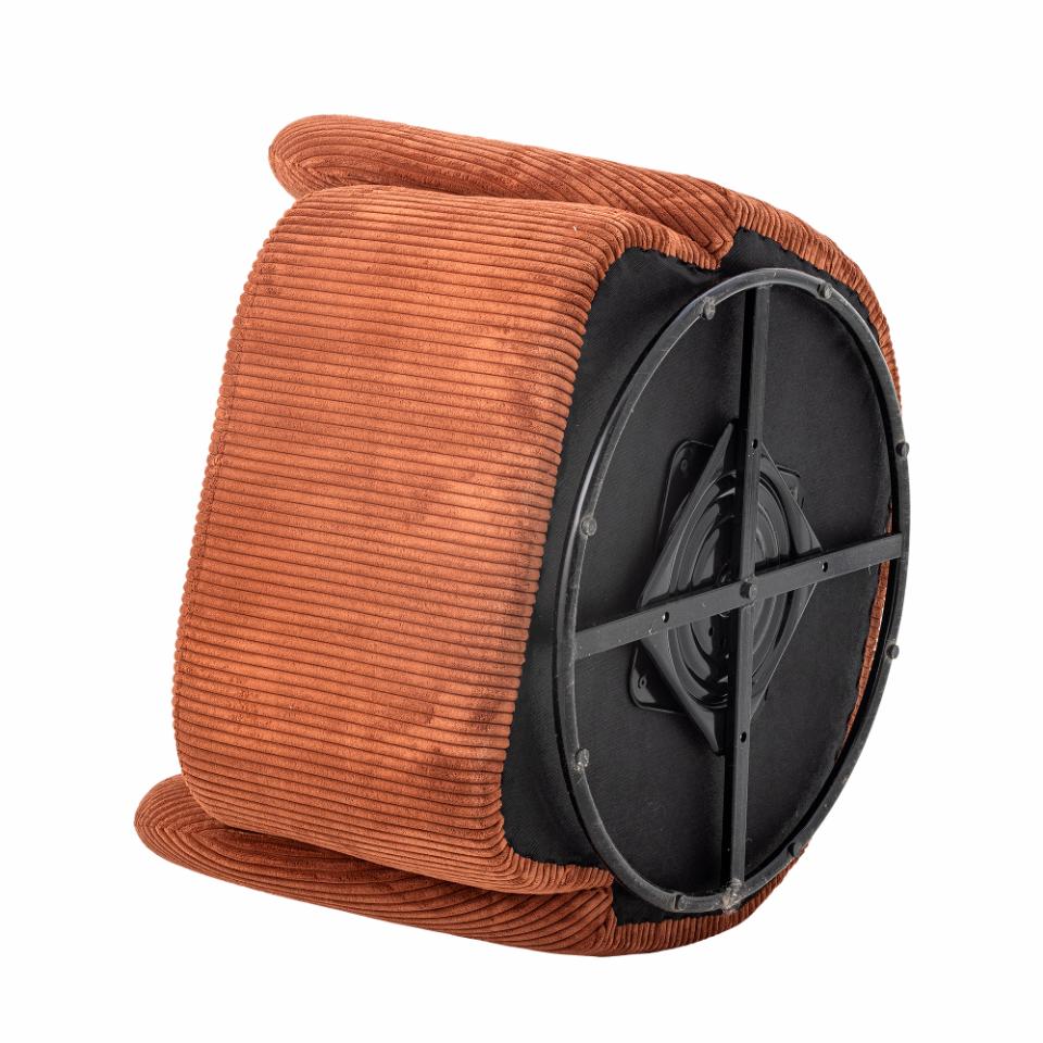 PRADI Lounge Chair, orange polyester