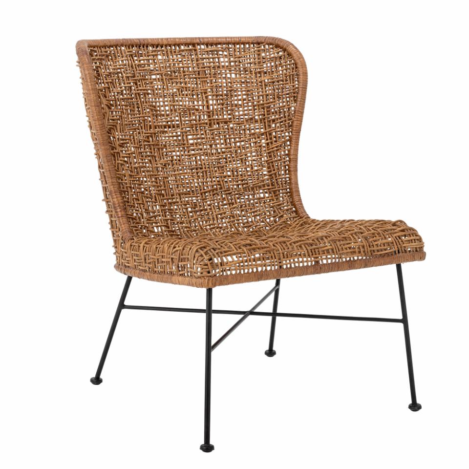 Lounge chair SOMME, natural rattan