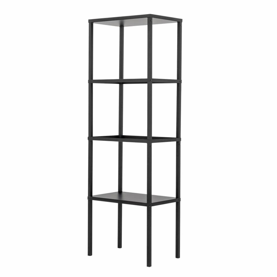 Bookshelf LOUPS, black metal