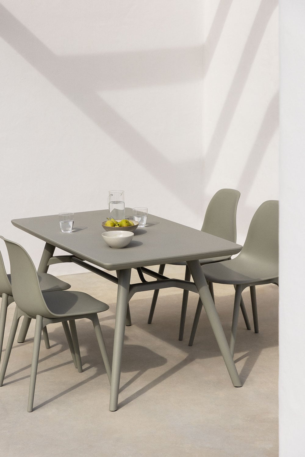 Rectangular table MINTARO, avocado