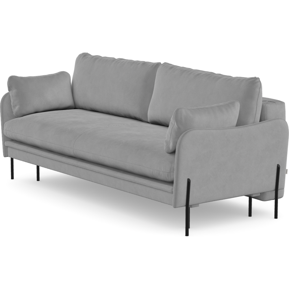 3 vietų sofa lova DONNIE, Gris spalva
