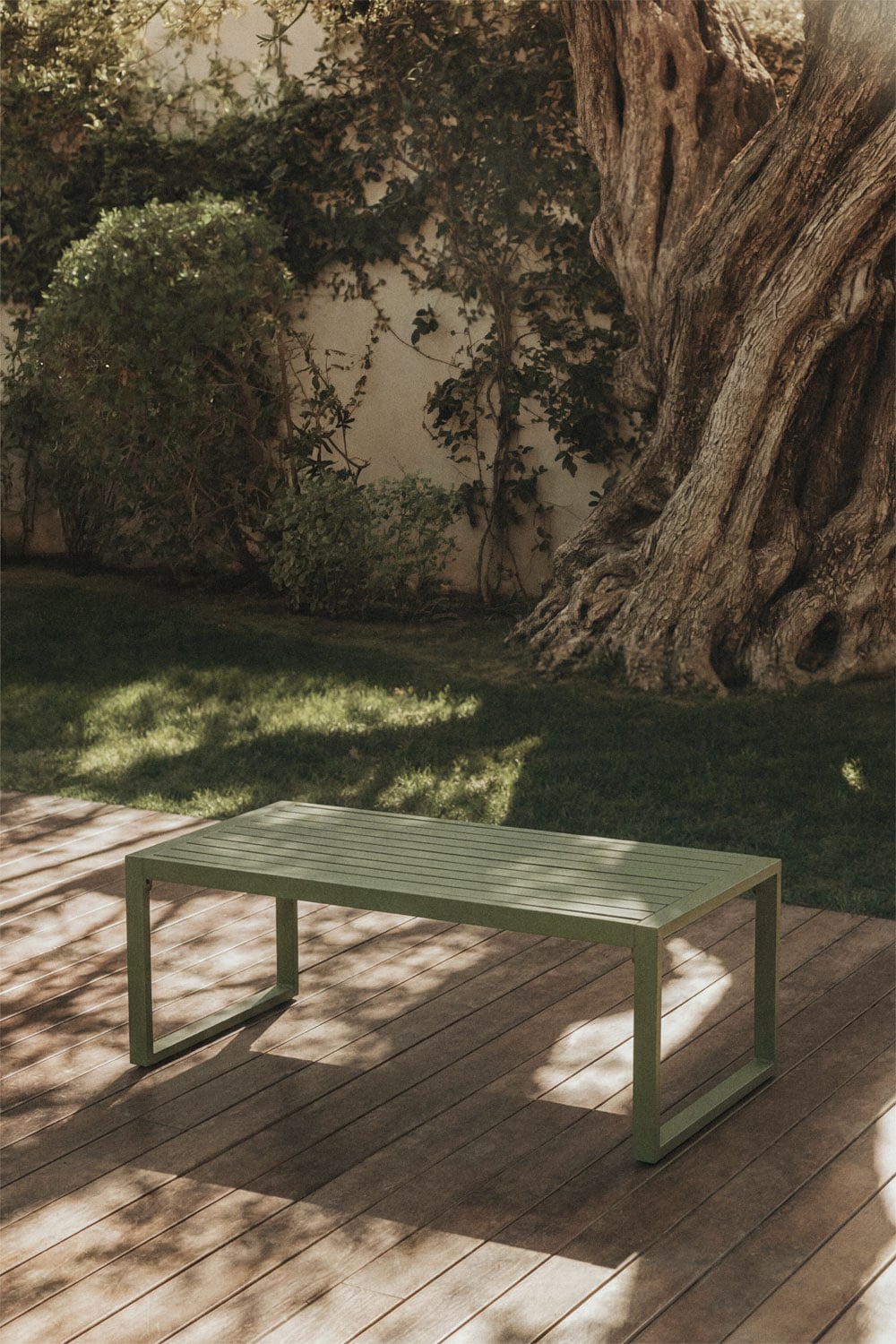 Coffee table ALCANTO, olive green