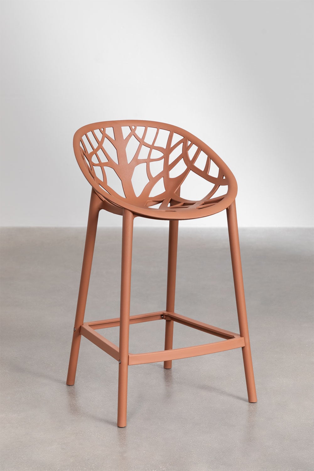 Bāra krēsls MEKANO, rūsas krāsā, 65 cm