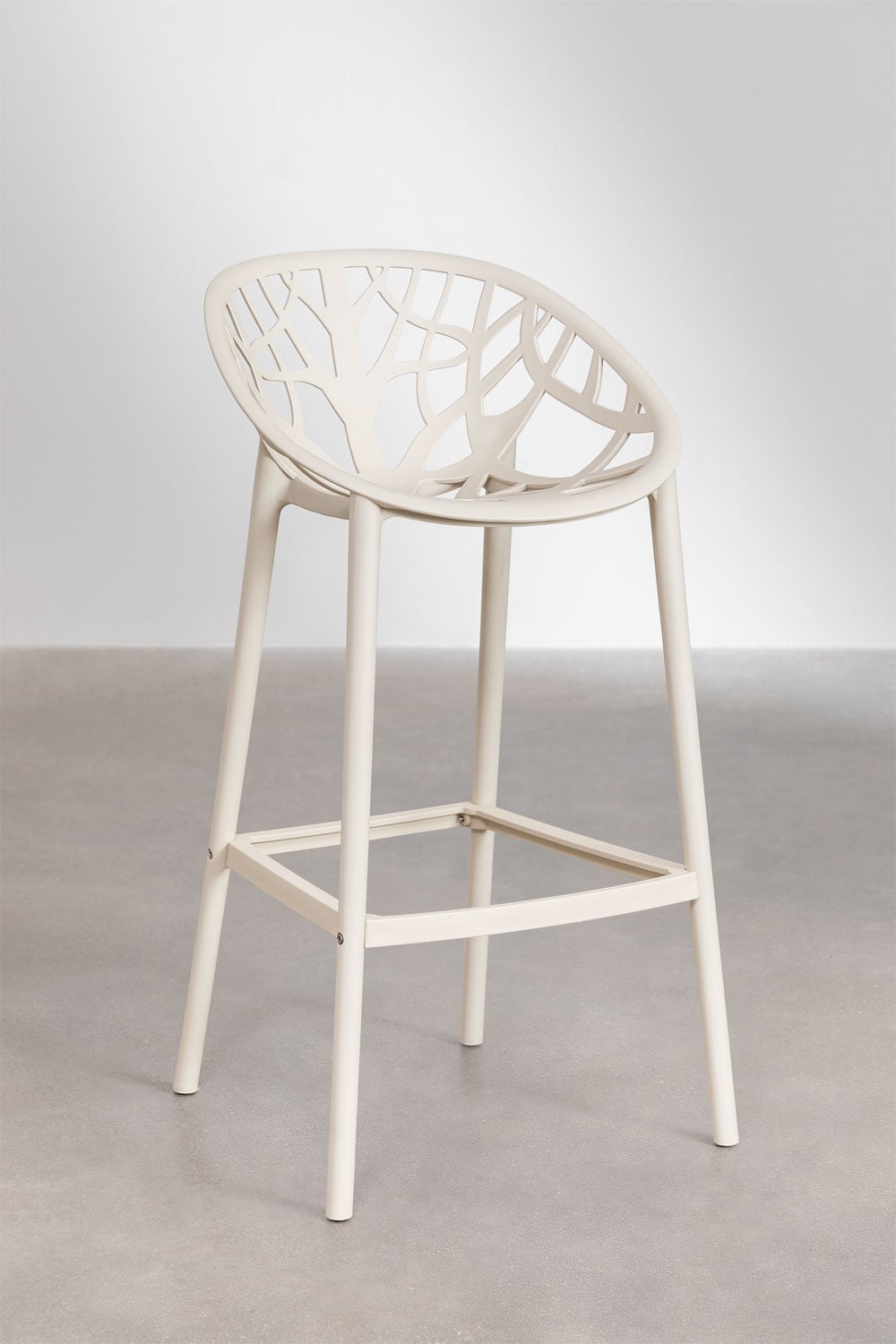 Baro kėdė MEKANO, kreminė, 75 cm