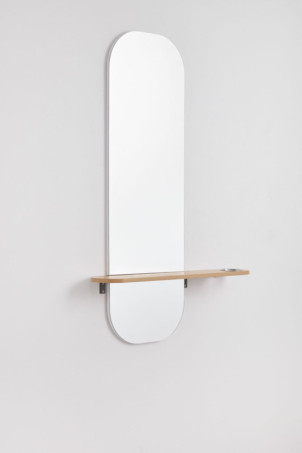 Konsolė su veidrodžiu NOREURA vaizdas iš priekio