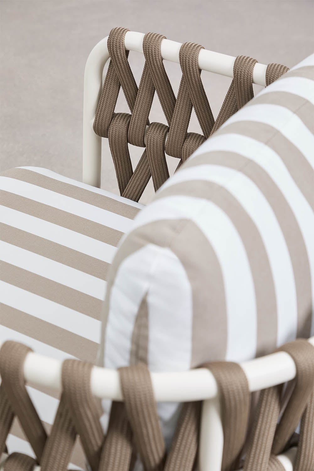 Outdoor armchair TEVARY, white (2 variations)