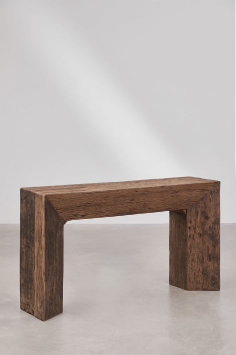 Coffee table JENDEA square, reclaimed wood