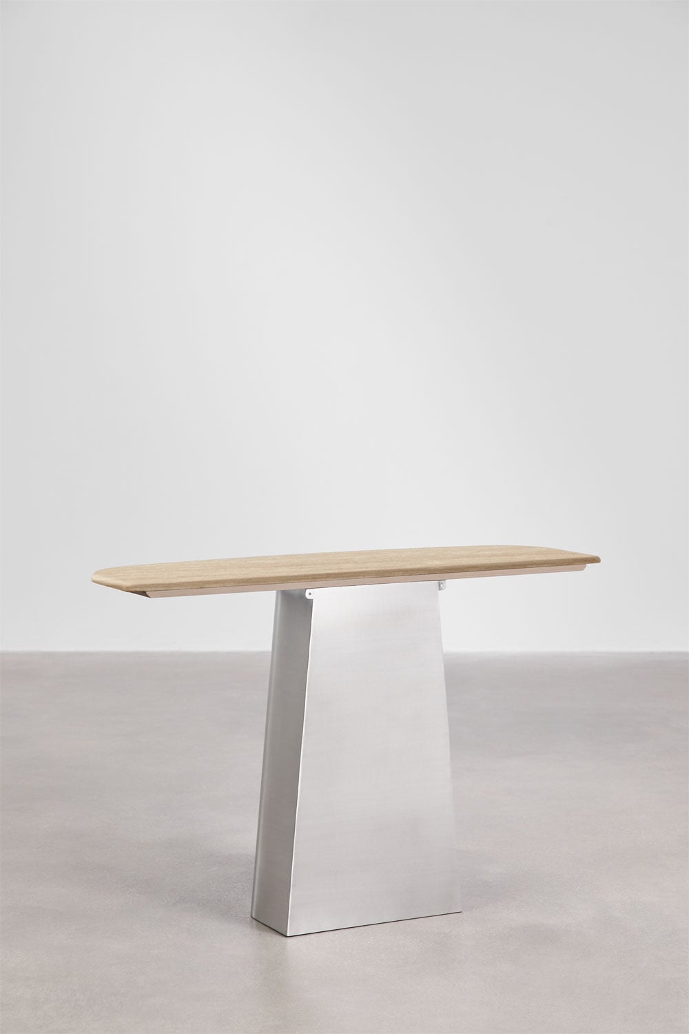 Konsolė MIREIRO 120x40 cm, akmuo