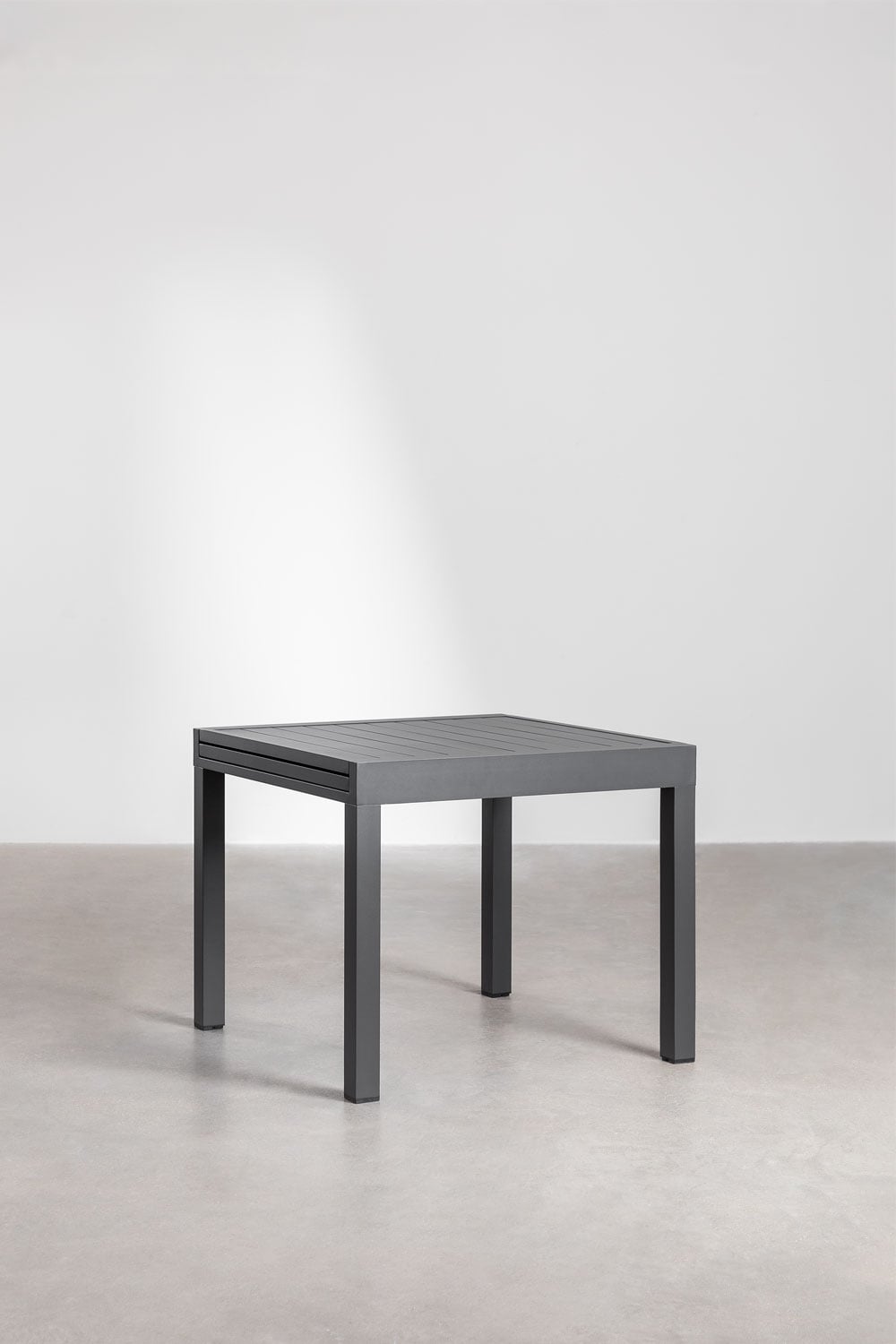 Outdoor table STARMI, square, extendable, graphite grey