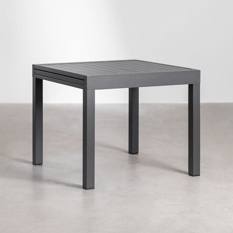 Outdoor table STARMI, square, extendable, graphite grey