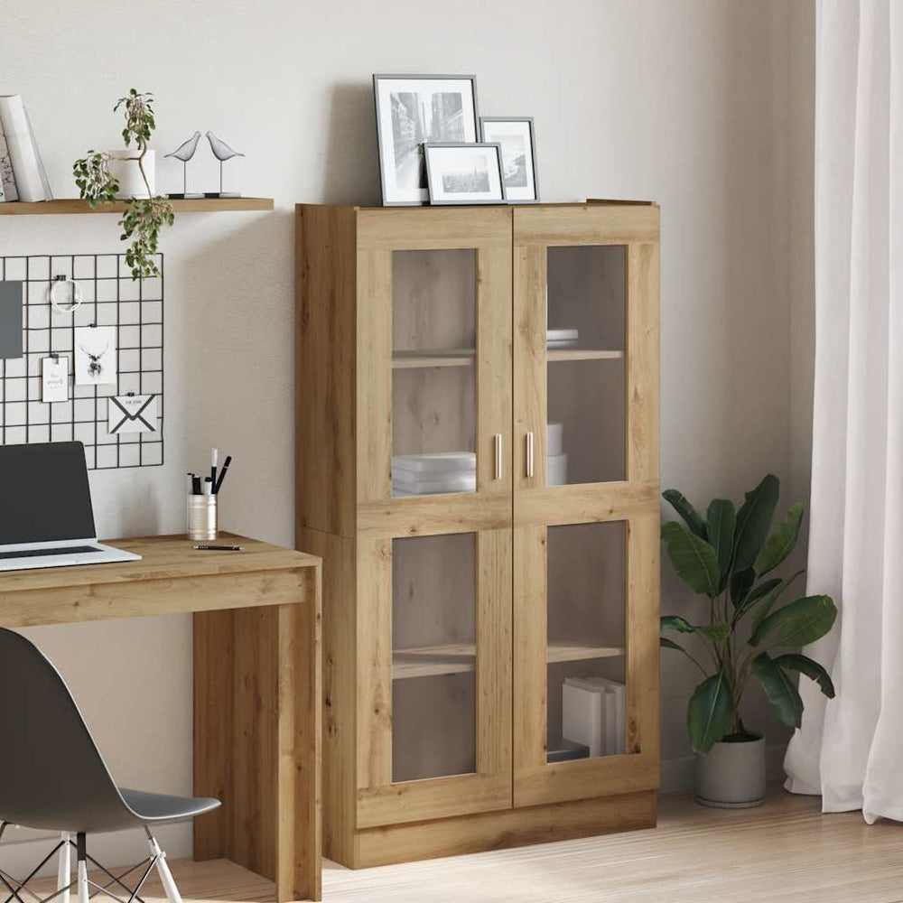 Highboard Artisan ąžuolas 82,5x30,5x150 cm inžinerinė mediena - Namų Idėja