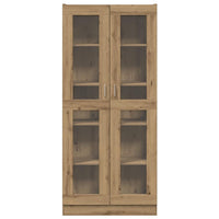 Highboard Artisan ąžuolas 82,5x30,5x185 cm inžinerinė mediena - Namų Idėja